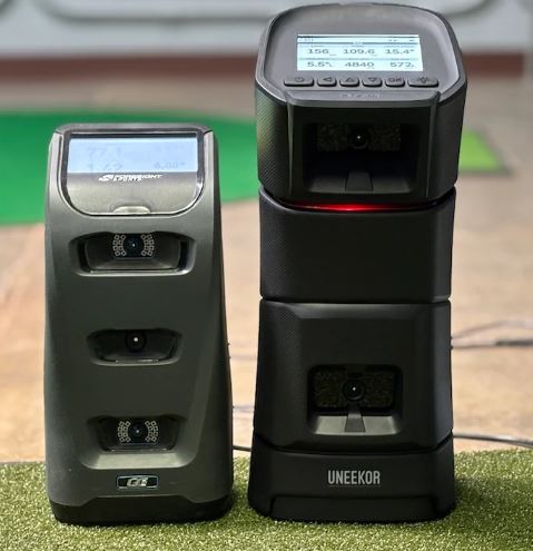 GC3 vs Eye Mini launch monitor comparison side by side